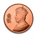 2023 Coronation Medallion - King Charles III -  Bronze Medallion - Tarnished