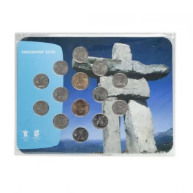 2010 Canada Vancouver Olympic Winter Games Inukshuk  Coin Collection 