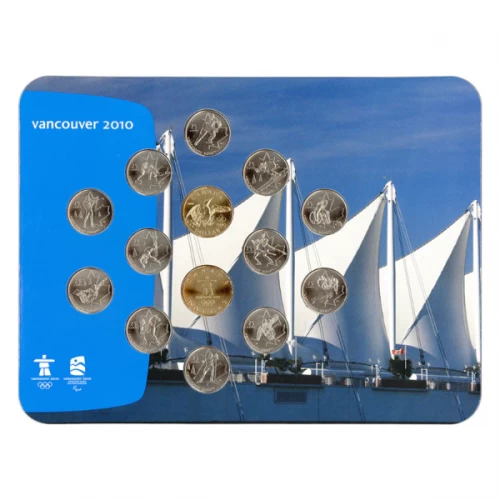 2010 Canada Vancouver Olympic Winter Games Coin Collection