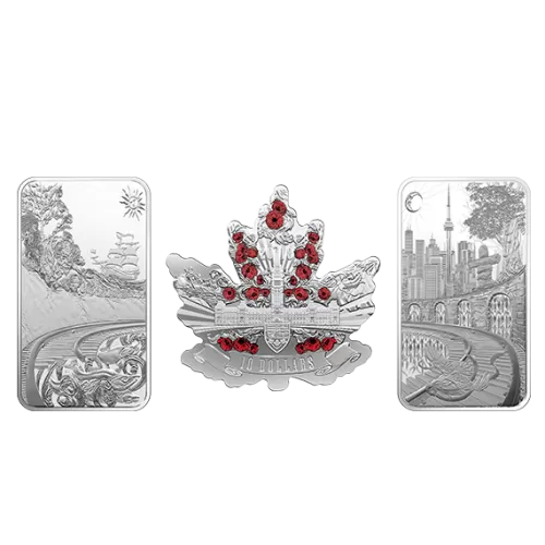 2018 Canadian Beneath Thy Shining Skies - Fine Silver 3-Coin Set