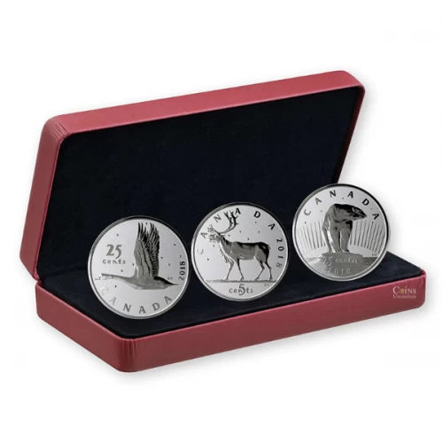 2018 Canada Royal Canadian Mint Coin Lore: The Coins That Never Were - Fine Silver 3-Coin Set