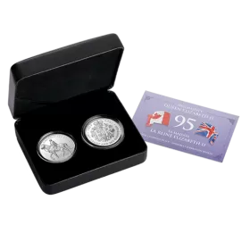 2021 Canadian 2-Coin A Royal Celebration Fine Silver Set