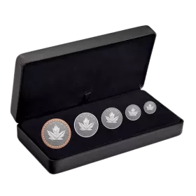 2023 Canadian Fine Silver 5-Coin Fractional Set - 35th Anniversary of the Silver Maple Leaf