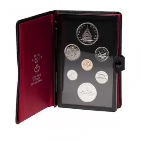 1976 (1876-) Canada Double Dollar Prestige Set - Library of Parliament-may be toned or cloudy