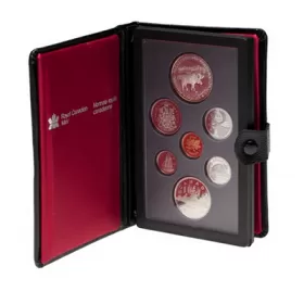 1985 Canada Proof Double Dollar Set - National Parks Centennial-may be lightly toned or cloudy