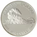 1986 Canada Proof Double Dollar Set - Vancouver Centennial-may be lightly toned or cloudy