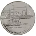 1991 Canada Proof Double Dollar Set - 175th Anniversary of the Frontenac- coins may be lightly toned 