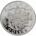 1994 Canada Proof Double Dollar Set - R.C.M.P Northern Dog Team Patrol- may be toned or cloudy