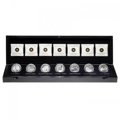 2013 Canadian $20 Group of Seven 7-Coin Set in Display Case
