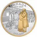 2014 Canada Proof Fine Silver Double Dollar Set - 100th Anniv of the Declaration of the First World War (Deluxe) - COA not perfect