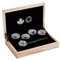 2015 Canadian $20 Looney Tunes - Fine Silver 4-Coin Set and Wrist Watch