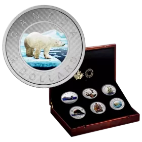 2016 Canadian Big Coin Coloured Series 6-Coin Set