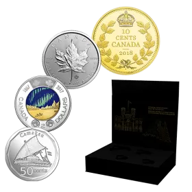 2018 Canadian State-of-the-Art 4-Coin Set 