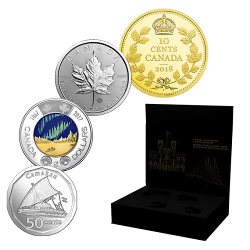 2018 Canadian State-of-the-Art 4-Coin Set 