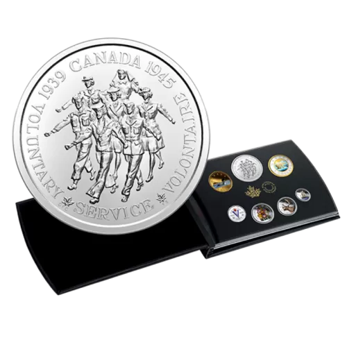 2020 Canadian Colourised Circulation Collection - Fine Silver 6-Coin Set with Medallion