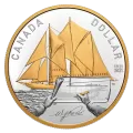 2021 Canadian 7-Coin 100th Anniversary of Bluenose Silver Dollar Proof Set
