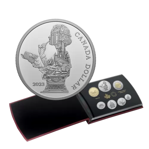 2023 Canadian 7-Coin Kathleen “Kit” Coleman: Pioneer Journalist Silver Dollar Special Edition Proof Set