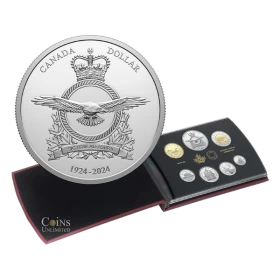 2024 Canada 7-Coin Royal Canadian Air Force 100th Anniversary Special Edition Silver Dollar Proof Set