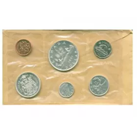 1961 Canada Silver Proof-Like (PL) Collector Set-some coins may be tarnished