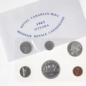 1963 Canada Silver Proof-Like (PL) Collector Set-may have some toning