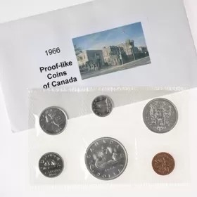 1966 Canada Silver Proof-Like (PL) Collector Set-may have some toning
