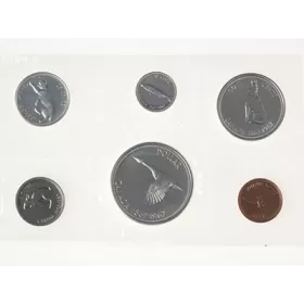 1967 (1867-) Canadian 6-Coin Confederation Centennial Commemorative Silver Proof-Like (PL) Collector set-coins may be cloudy or tarnshed