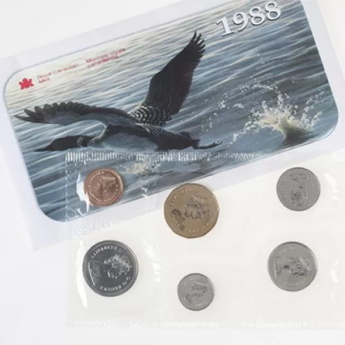 1988 Canadian Logo Variety Uncirculated Proof-Like Set