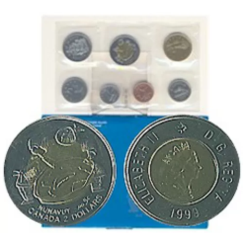 1999 Canadian Nunavut Mule Uncirculated Proof-Like Set