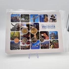 2011 Canada Vancouver Square Collector Card & Coins Set