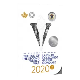 2020 Canadian 75th Anniversary of the End of the Second World War Commemorative Collector Keepsake Card
