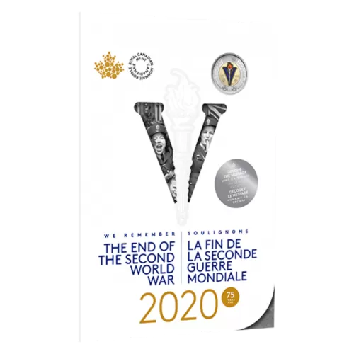 2020 Canadian 75th Anniversary of the End of the Second World War Commemorative Collector Keepsake Card