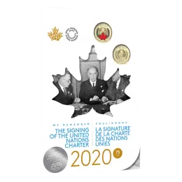 2020 Canadian 75th Anniversary of the Signing Of The United Nations Charter Collector Keepsake Card
