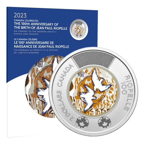 2023 Canadian Commemorative Collector Keepsake Card - 100th Anniversary of the Birth of Jean Paul Riopelle