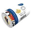 2020 (1945-) Canadian $2 End of the Second World War 75th Anniv/Victory Coloured Toonie Special Wrap Coin Roll