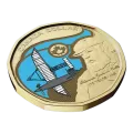 2022 Canadian $1 Birth of Alexander Graham Bell 175th Anniv Colourized Loonie Special Wrap Coin Roll