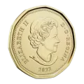 2022 Canadian $1 Birth of Alexander Graham Bell 175th Anniv Colourized Loonie Special Wrap Coin Roll