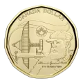 2022 Canadian $1 Birth of Alexander Graham Bell 175th Anniv Non-Coloured Loonie Special Wrap Coin Roll