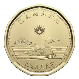 2023 Canadian $1 Common Loon/QEII Reign Dates Dollar Coin (Brilliant Uncirculated)