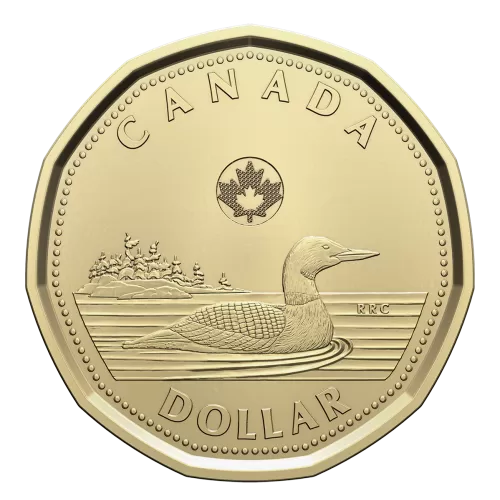 2023 Canadian $1 Common Loon/QEII Reign Dates Dollar Coin (Brilliant Uncirculated)