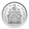 2023 Canadian 50-Cent Coat of Arms/King Charles III Half Dollar Special Wrap Coin Roll