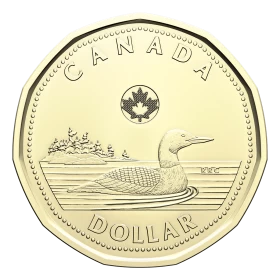 2023 Canadian $1 Common Loon/King Charles III Loonie Coin (Brilliant Uncirculated)