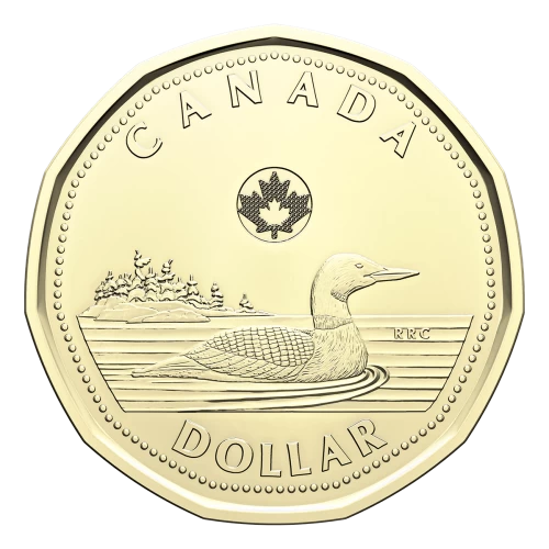 2023 Canadian $1 Common Loon/King Charles III Loonie Coin (Brilliant Uncirculated)