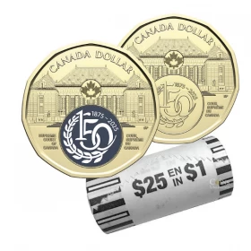 2025 Canada $1 Commemorating 150 Anniversary of the Supreme Court of Canada Loonie Original Mixed Coin Roll