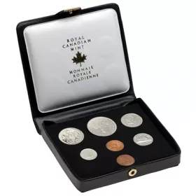 1971 Canadian Specimen Double Penny Set - British Columbia Centennial-pennies may be tarnished