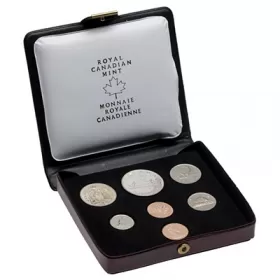 1976 Canadian Specimen Double Penny Set-pennies may be tarnished