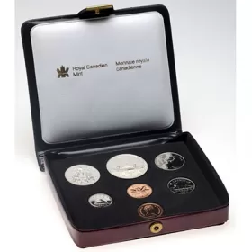 1980 Canadian Specimen Double Penny Set-pennies may be tarnished