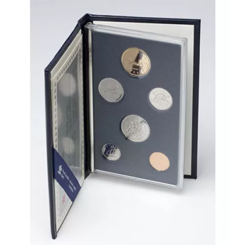 1991 Canadian 6-Coin Specimen Set ft 25-Cent Caribou Quarter (Low Mintage)