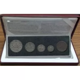 1998 (1908-) Canadian 5-Coin Antique 90th Anniversary of the Mint Set - Damaged Case