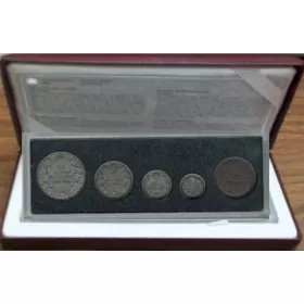 1998 (1908-) Canadian 5-Coin Antique 90th Anniversary of the Mint Set - Damaged Case