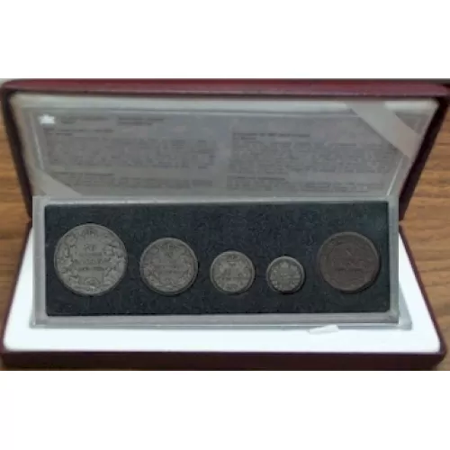 1998 (1908-) Canadian 5-Coin Antique 90th Anniversary of the Mint Set - Damaged Case
